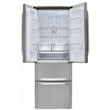 Combina frigorifica Hotpoint E4DAAXC, Full No Frost, capacitate 470 litri, clasa A+, H 195.5 cm, inox