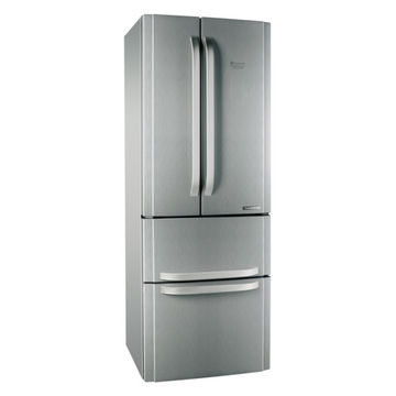 Combina frigorifica Hotpoint E4DAAXC, Full No Frost, capacitate 470 litri, clasa A+, H 195.5 cm, inox