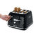 Toaster DeLonghi CTJ 4003.BK Brillante, dublu, 1800W, capacitate 4 felii, negru