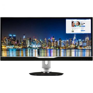 Monitor Philips 298P4QJEB/00 LED IPS, 29 inch, Wide, Full HD, DisplayPort, HDMI, DVI, Boxe, Negru