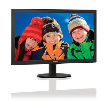 Monitor Philips 223V5LSB LED, 21.5, Wide, Full HD, VGA, Negru