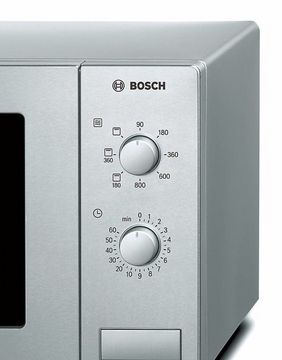 Cuptor cu microunde Bosch HMT72M450, 800 W, 5 trepte, 17 L , inox
