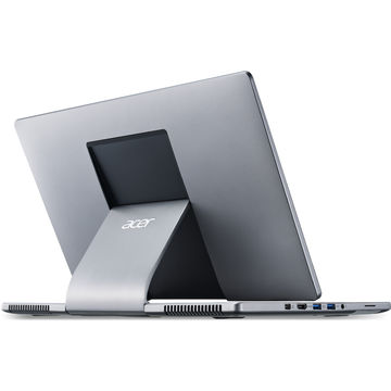 Laptop Acer Aspire R7-572G-5420121Tass Intel Core i5-4200U 1.60GHz, Haswell, FullHD IPS Multi-Touch, 12GB, 1TB, nVidia GeForce GT 750M 2GB, Microsoft Windows 8.1, Argintiu