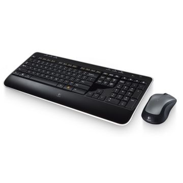 Kit tastatura + mouse Logitech Cordless Desktop MK520, Negru