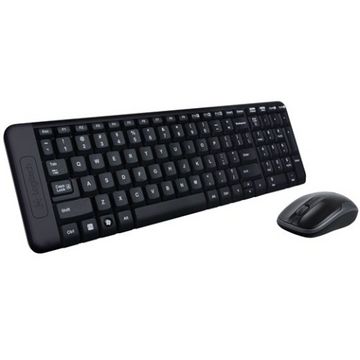 Tastatura Kit wireless + mouse Logitech MK220, Tastatura International EER, Negru