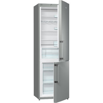 Combina frigorifica Gorenje RK6191AX, 321 l, Clasa A+, 185 cm, Argintiu