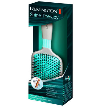 Perie Remington Shine Therapy Paddle Brush B80P, Gri/verde