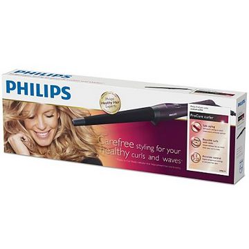 Ondulator de par Philips HP8619/00, Indicator Curl Ready, Ecran LCD, Violet
