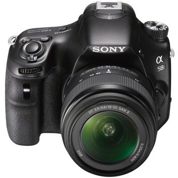 Camera foto Sony SLT A58K, 20.1 MP, Negru