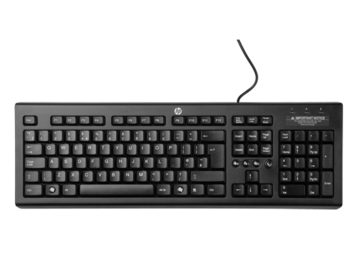 Tastatura HP Classic Wired WZ972AA standard, USB, neagra