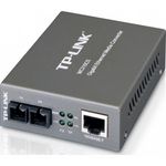 Media convertor TP-Link MC210CS, RJ45 1000M la fibra SC single-mode 1000M, Full-duplex, pana la 15Km, montabil in sasiu