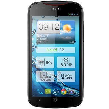 Telefon mobil Acer Liquid E2, Dual SIM, Negru