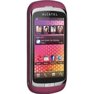 Telefon mobil Alcatel 818D Dual Sim, Roz