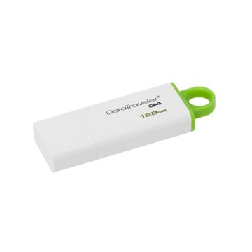 Memory stick Kingston DataTraveler G4 128 GB,Alb/Verde,USB 3.0