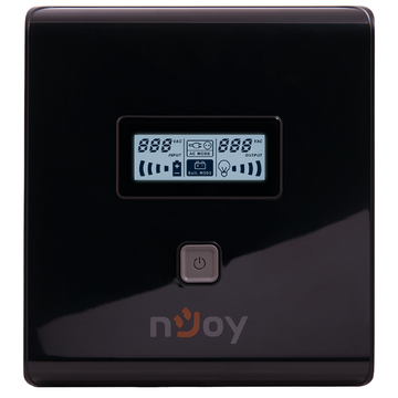 UPS nJoy Isis 1000L , 1000VA/600W, LCD Display, Management, Repornire Automata, Reglaj Automat al Tensiunii