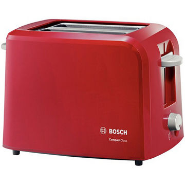 Toaster Bosch TAT3A014, 980 W, 2 felii, Rosu