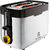 Toaster Electrolux EAT5300, 1050 W, 2 felii, Negru/Argintiu