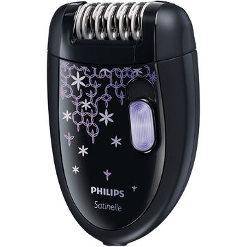Epilator Philips HP6422/01, 20 pensete, 2 viteze, Negru