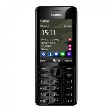 Telefon mobil Nokia 301, Black_bad