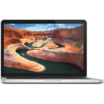 Laptop Apple ME864, MacBook Pro 13 inch, Core i5, 4 GB, 128 GB SSD, Mac OS X Mavericks, Argintiu