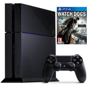 Consola Sony PlayStation 4 500 GB + Joc Watch Dogs