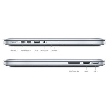 Laptop Apple MacBook Pro, 15 inch, Intel Core i7, Retina, 8 GB, SSD 256 GB, ROM KB, Argintiu