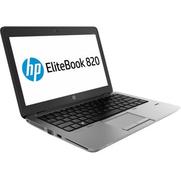 Laptop HP H5G10EA, EliteBook 820, Intel Core i5, 4 GB, 180 GB SSD, Windows 7 Pro, Negru