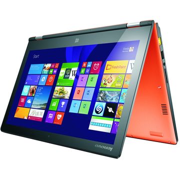 Laptop Lenovo 59-403712, Intel Core i7, 8 GB, 25 6GB SSD, Windows 8.1, Portocaliu