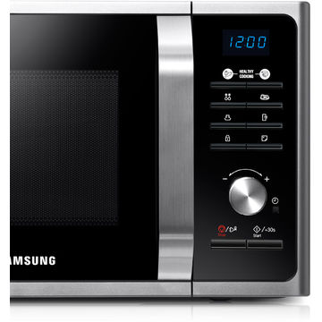 Cuptor cu microunde Samsung MS23F301TAS, 23 litri, 800 W, Digital, Silver