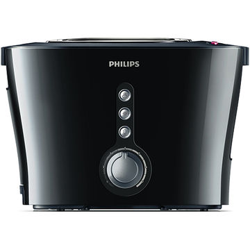 Toaster Philips HD2630/20, 1000 W, 2 felii, negru