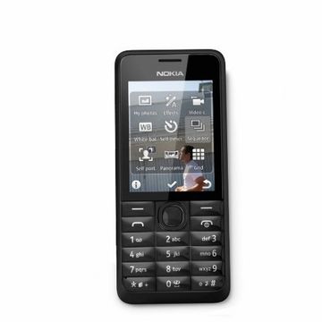 Telefon mobil Nokia 301, dual SIM, negru