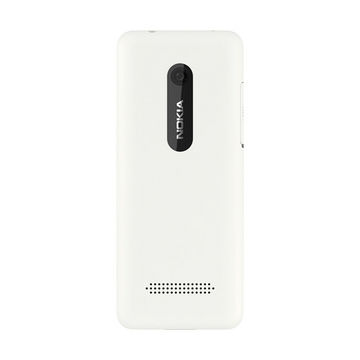 Telefon mobil Nokia 206, dual SIM, alb