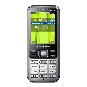 Telefon mobil Samsung C3322, Dual SIM, Negru