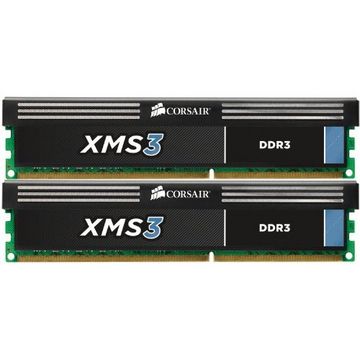Memorie Corsair CMX8GX3M2A1600C9, Kit 2 x 4GB, DDR3, 1600Mhz