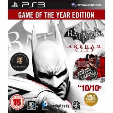 Joc Warner Bros. Batman Arkham City GOTY PS3
