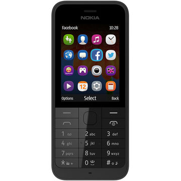 Telefon mobil Nokia 220, Dual SIM, Negru