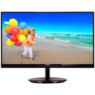 Monitor Philips 234E5QDAB/00, 23 inch, Wide, Full HD, VGA, DVI, Negru