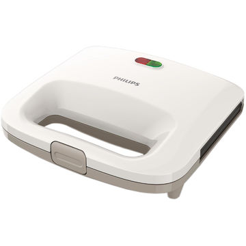 Sandwich maker Philips HD2392/00, Daily Collection, 820 W, Alb/Bej