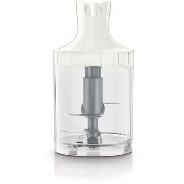 Mixer Philips Avance Collection ProMix HR1643/00, 700 W, Speed Touch + Functie Turbo, 600 ml, Tocator XL 1000 ml, Alb
