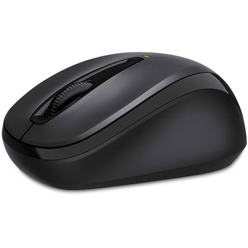 Mouse Microsoft 3000 v2, Wireless, Optic, USB, Negru