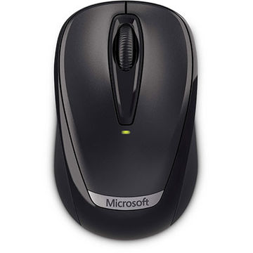 Mouse Microsoft 3000 v2, Wireless, Optic, USB, Negru
