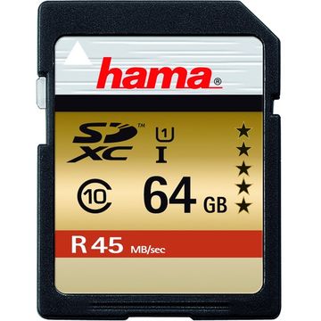 Card de memorie Hama 114944, 64 GB, Class 10