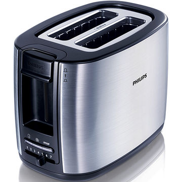 Toaster Philips HD2628/00, 950 W, 2 felii, 7 setari, Rosu Burgundy