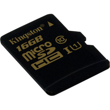 Card de memorie Kingston microSDHC UHS-I 16GB, Class 10, USH-I