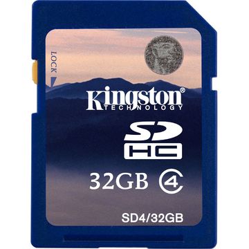 Card de memorie Kingston SDHC 32GB, Class 4