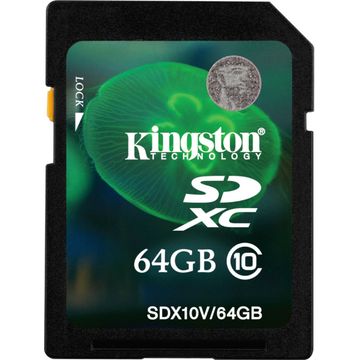 Card de memorie Kingston SDXC 64GB, Class 10