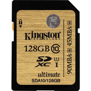 Card de memorie Kingston SDXC UHS-I 128GB, Ultimate, Class 10, UHS-I
