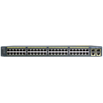 Switch Cisco WS-C2960+48PST-S, 48 x PoE, 2 x Gigabit SFP, 2 x Fast Ethernet