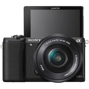 Camera foto Sony A5100LB, 24.3 MP, Negru + Obiectiv E SEL 16-50mm f/3.5-5.6 PZ OSS