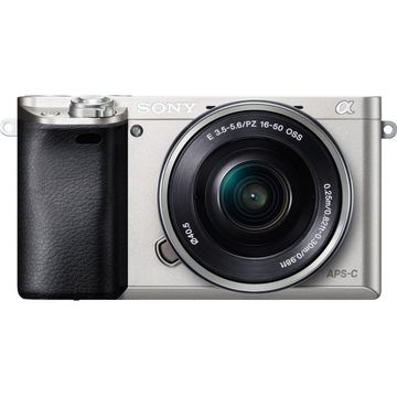 Camera foto Sony A6000, 24.3 MP, Argintiu
